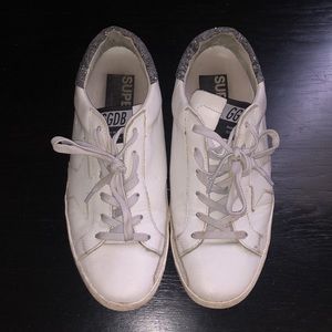 White Golden Goose sneakers size 7.5